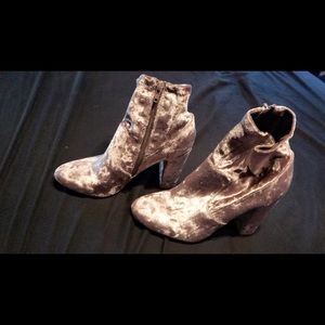Velvet Booties